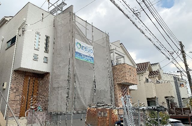 2021年1月18日　横浜市港南区日野にて住宅の漏水補修工事始まりました。