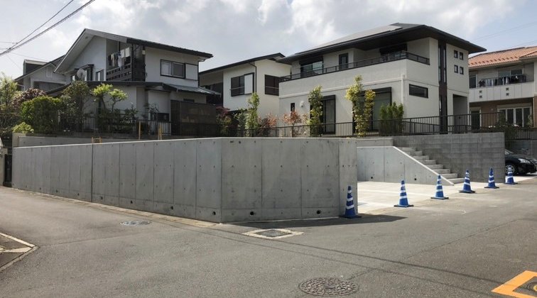 2021年3月31日　鎌倉市今泉台にて造成工事完了致しました。