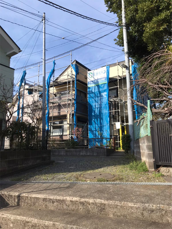横浜市戸塚区柏尾町にて住宅の補修工事
