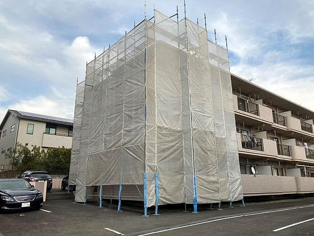 横浜市青葉区田奈町マンションの漏水補修工事