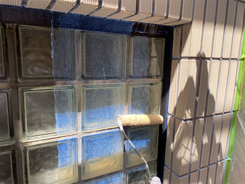 アトムルーセント LC工法 外壁タイル防水(水性型アクリルゴム系クリアー防水)