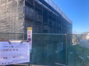 横浜市旭区市ノ沢にて団地3棟修繕工事